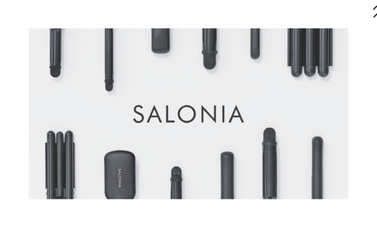 ヘアアイロンsalonia